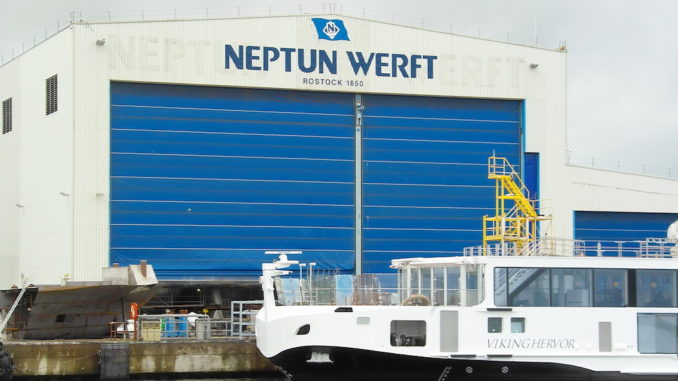 neptun_hervor Neptun Werft liefert Schiffe an Viking River Cruises. Foto: Neptun Werft