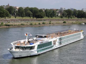Lady Diletta zur Taufe in Düsseldorf. Foto: Plantours Kreuzfahrten