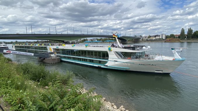 MS Andrea in Bonn. Foto: Phoenix Reisen