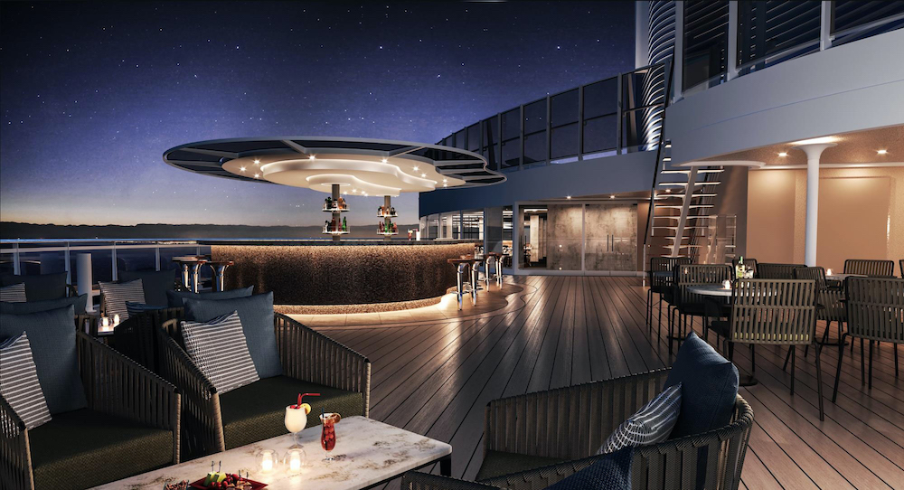 Die Sky Bar der MSC Seashore. Foto: MSC Cruises